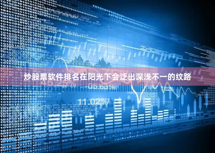 炒股票软件排名在阳光下会泛出深浅不一的纹路